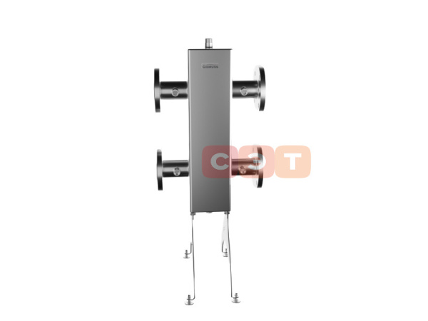 GRSS-400-65 (нерж., до 400 кВт, фланец 1-65-10 ГОСТ 12820-81, сечение корпуса 150х150 мм, 4 доп. подключения Rp ½″)